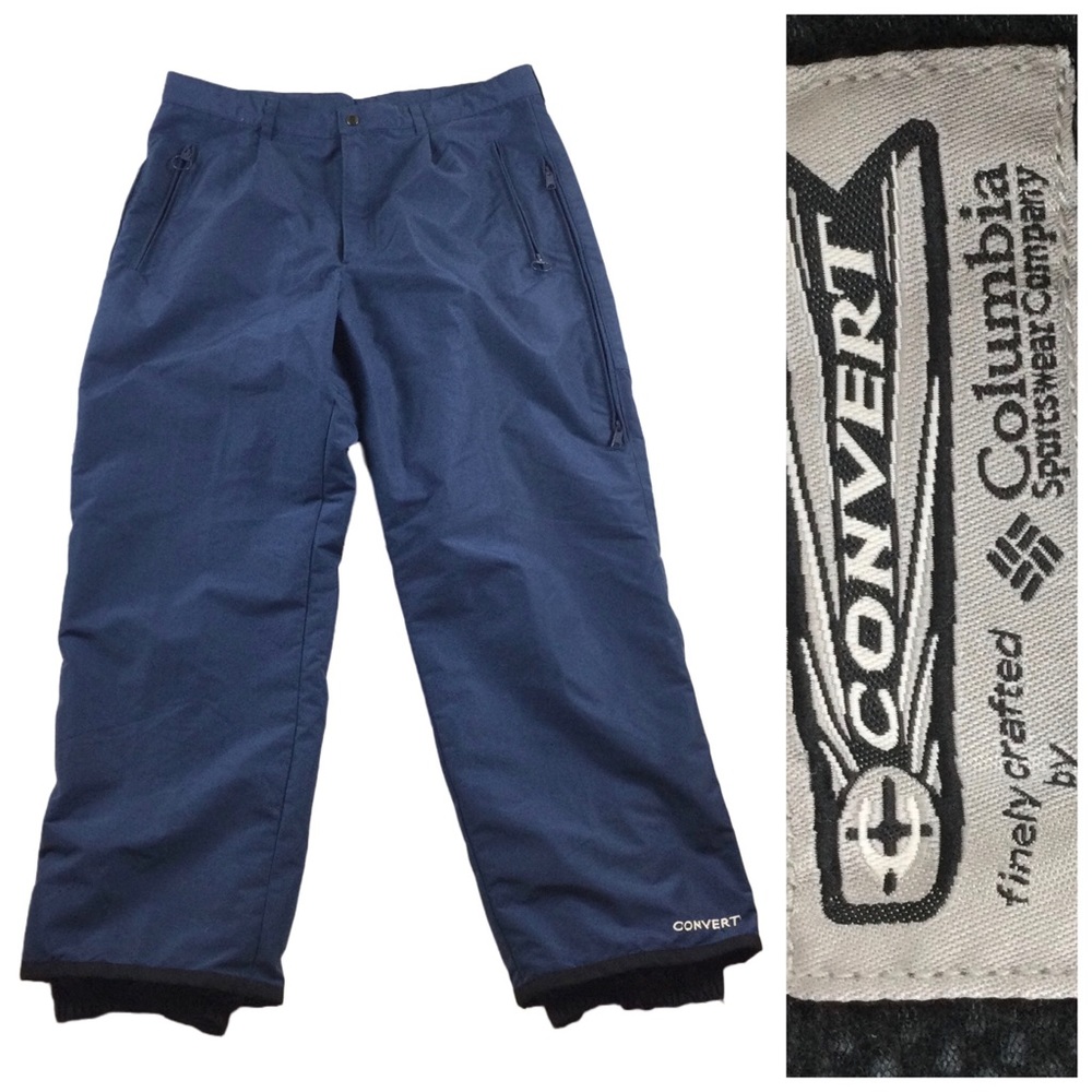 COLUMBIA Convert Ski Snow Pant Blue Men’s XL